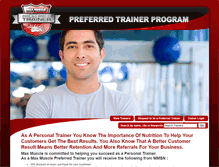 Tablet Screenshot of montana.maxmuscletrainers.com